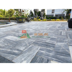 กระเบื้องหินอ่อนสีขาวเวียดนามโมเดิร์นขนาด 12x12 นิ้ว กันลื่น กันน้ำ สำหรับปูพื้นสระว่ายน้ำ ตกแต่งรอบสระและจัดสวน - Product Image 3