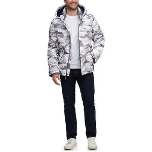 <b>Men's</b> <b>Woolen</b> Puffer <b>Jacket</b> Hood High Street Style Zipper Front OEM Service Available Standard Big Tall Sizes Winter Collection - Product Image 5