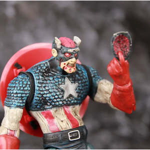 Nueva Figura de Capitán América Zombie de Marvel, Material Plástico - Product Image 5