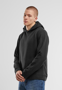 Haute qualité 100% coton français éponge hiver sweat à capuche surdimensionné épais polaire goutte épaule plaine blanc personnalisé hommes sweats à capuche - Product Image 5