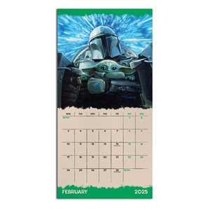 Calendario Promocional 2025 - El Bebé Yoda GROGU de Mandalorian con Personajes Icónicos - Product Image 4