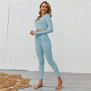 Meilleure vente en gros Ensemble de yoga pour femmes Derniers modèles Ensemble de yoga pour femmes Ensemble de yoga durable pour femmes - Product Image 4