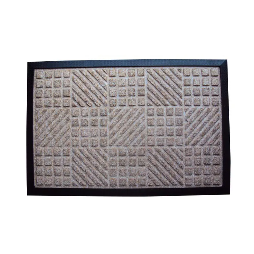 Fournisseur de tapis de sol et de porte en caoutchouc polypropylène imperméable Superbe tapis de porte antidérapant en polypropylène de haute qualité