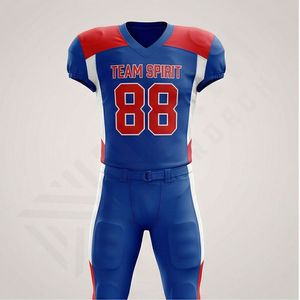 Nuevo Uniforme de Fútbol Americano Personalizado Sublimado de Alta Calidad, Transpirable, Talla Grande, Camiseta y Pantalón, Jersey Personalizado de Alto Rendimiento - Product Image 1