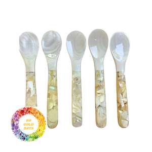 Productos calientes Cucharas de concha de nácar asequibles de alta calidad-Cuchara de caviar lujosa y única de fabricantes de Vietnam - Product Image 1