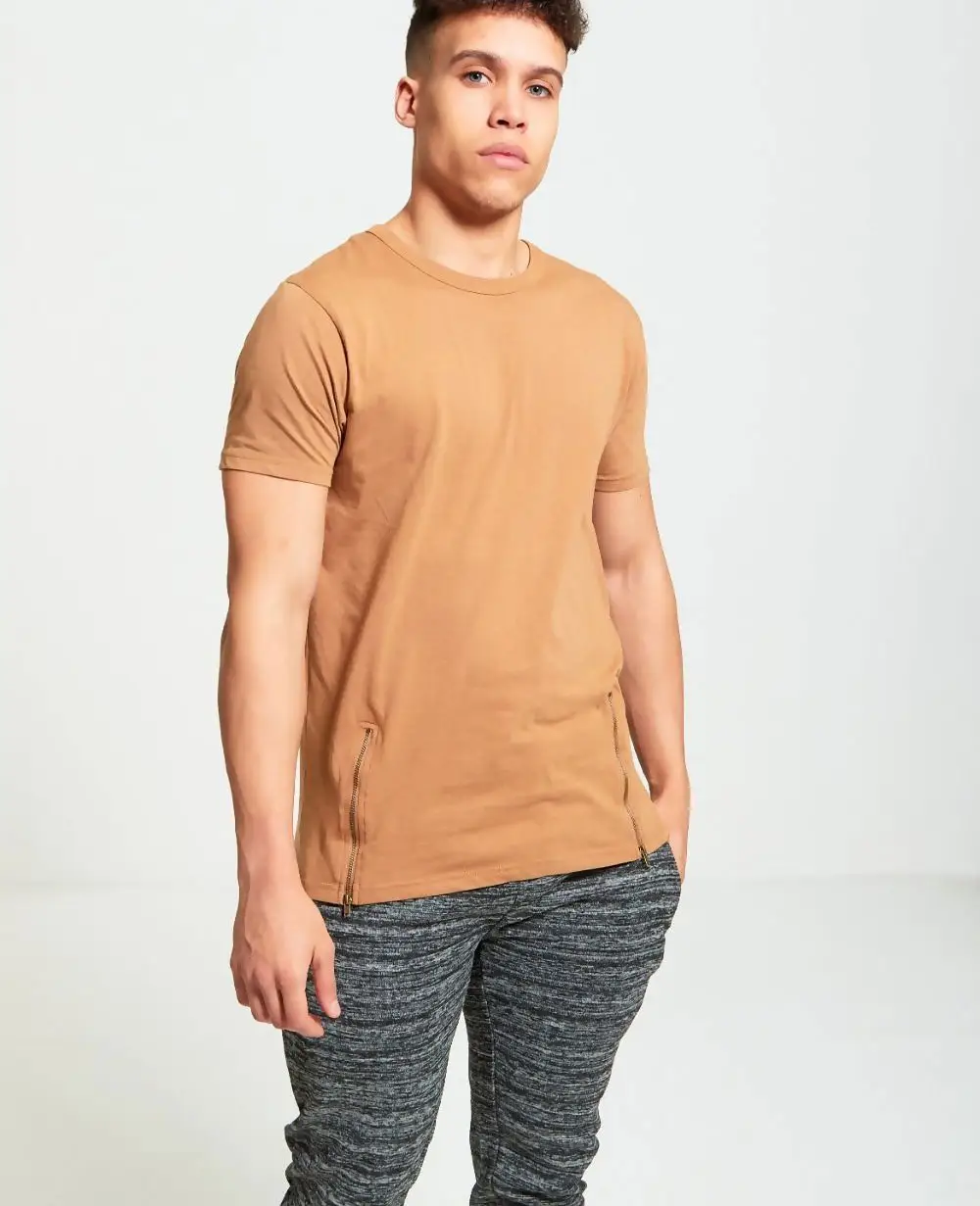 Yüksek kalite % 100% pamuk T-shirt özelleştirmek baskılı nakış logosu erkekler o-boyun Tshirt özel T Shirt
