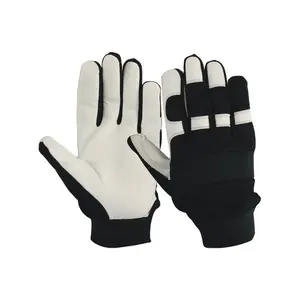 Hot Sale Custom Durable Heavy Duty Mann Schwarz Neopren Latex Gummi Industrie Öl Proof Sicherheit Arbeits handschutz handschuhe