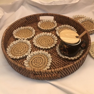 Plaques de chargeur de fleurs meilleur fabricant décorations de noël de mariage assiettes décoration de chambres et de salon - Product Image 4