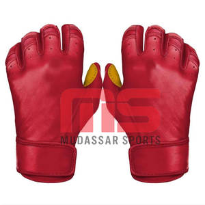 Guantes de bateo de béisbol al por mayor hechos a medida de alta calidad agarre flexible entrenamiento esencial - Product Image 1
