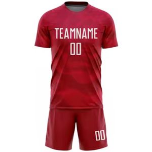 Camiseta de fútbol transpirable de secado rápido para niños, conjuntos de uniformes de fútbol personalizados, kits de fútbol, uniforme de fútbol para hombres - Product Image 5