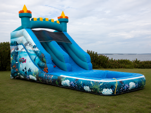 Parque Infantil Inflable Profesional de 6 x 3,5 x 4 m – Tobogán Inflable de PVC – Uso Profesional en Interiores/Exteriores/Agua – Cumple con las Normas de la UE - Product Image 2