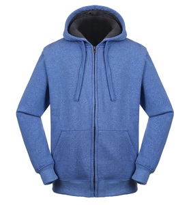 Venta al por mayor de sudaderas con capucha unisex de impresión Puff personalizada con cremallera completa-prendas de vestir exteriores de estilo casual, poliéster, Tallas grandes - Product Image 1