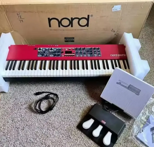 Pédale de cornet chromatique à action marteau à 5 88 touches de haute qualité pour Piano MIDI Triple pédale Construction en plastique en alliage d'aluminium - Product Image 1