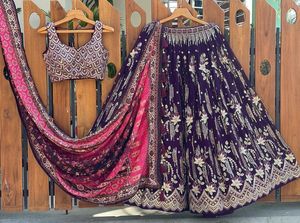 Hevay บูติก lehenga choli อินเดีย lehenga choli ออกแบบแฟนซี lehenga choli สำหรับสุภาพสตรี - Product Image 6