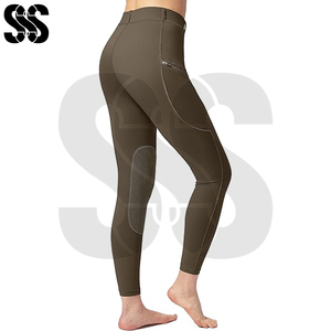 กางเกงขี่ม้าผู้หญิงรุ่นใหม่ล่าสุด คุณภาพสูง ผ้าเนื้อยืด ทนทาน สวมใส่สบาย มีสีและขนาดให้เลือกตามต้องการ เหมาะสำหรับ - Product Image 3