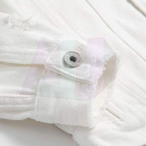 Veste en jean décontractée d'hiver pour homme, élégante, respirante, coupe-vent, 100% coton, design durable, construction confortable, facile à porter - Product Image 6