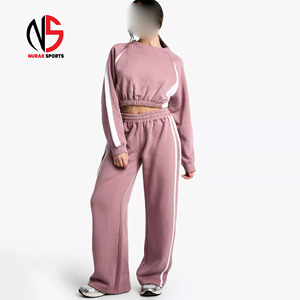 Conjunto Deportivo de Alta Calidad para Mujer, Sudadera Holgada con Forro Polar y Pantalones Deportivos de Algodón, Traje Deportivo Cómodo y Activo 2026 - Product Image 1