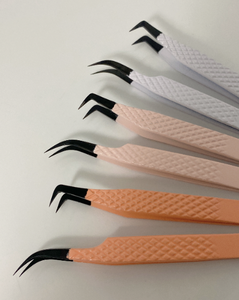 Custom Logo Laah Tweezers Stainless Steel Eye <b>Lash</b> Applicator Tool Private Label High Quality Eyelash Tweezer With <b>Comb</b> - Product Image 3