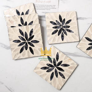 Gran oferta en Vietnam, nueva tendencia, posavasos de nácar, patrón de cargador para mesa, cocina, uso de bebidas de té - Product Image 5