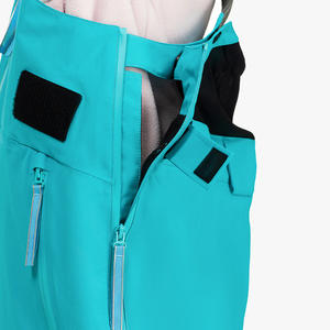 Baberos de esquí personalizados para mujer, pantalones con babero de nieve con aislamiento impermeable y logotipo impreso, ropa de esquí de invierno, servicio OEM ODM disponible - Product Image 2