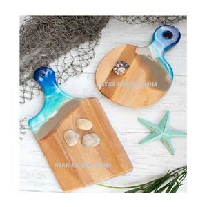 Planche à découper en bois et résine écologique de haute qualité nouveau Style planches de charcuterie planches à découper pour la maison hôtel Restaurant utilisation - Product Image 1