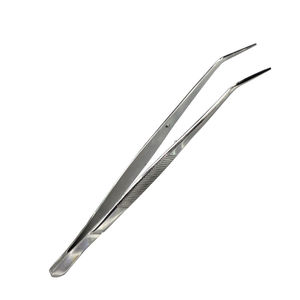 Pinzas médicas OEM con fórceps manuales de pico curvo dentado para vestir y alicates de algodón quirúrgico de tejido con pinzas pico - Product Image 4