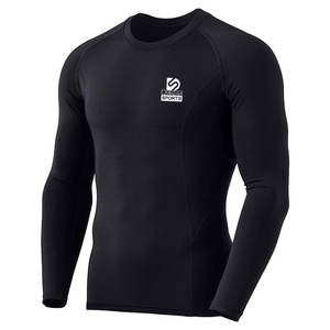 Chemises de compression personnalisées avec logo imprimé, coupe classique, manches longues, légères, pour hommes, en spandex/polyester, écologiques, séchage rapide - Product Image 5