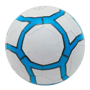 Balones de fútbol Rexine de Material PU PVC de alta calidad, Fútbol cosido a mano, superventas, logotipo personalizado y colores al por mayor - Product Image 1