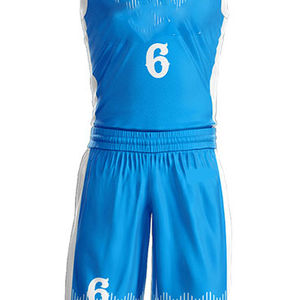 Maillot et short de basket-ball à logo et sublimation personnalisés Uniforme de basket-ball confortable et respirant pour hommes - Product Image 5