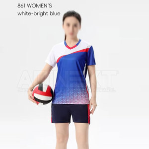 Uniforme de volley-ball personnalisé avec logo, respirant, en matériau durable, unisexe, pour adultes, vêtements d'entraînement, produit phare - Product Image 2