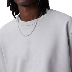 Sudadera Holgada de Alta Calidad, Gruesa, Extra Grande, con Cuello Redondo, Básica, Transpirable, de Color Sólido, con Capucha - Product Image 3