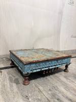 Table de lit Bajot indienne en bois artisanale moderne du Rajasthan, chaise décorative pour enfants, portable pour la maison et le salon
