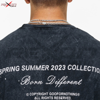 T-shirt unisexe en coton lourd 240g de haute qualité avec logo personnalisé, respirant, à séchage rapide, col rond, manches courtes, coupe ample, uni, sans motif