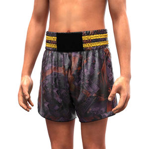 Pantalones Cortos de Boxeo Ligeros y Elásticos, Transpirables y Cómodos - Product Image 1