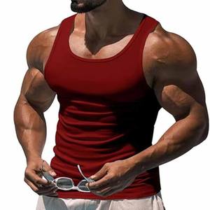 Fit camiseta sin mangas de gimnasio para hombres de alta calidad barata ligera camiseta sin mangas de gimnasio para hombres hecha por Dress Sports - Product Image 1