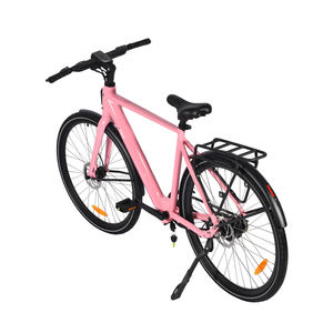 2026 nuevo OEM 250W Motor de cubo sin escobillas transmisión por correa electrónica 36V 10Ah Sensor de par viaje urbano híbrido <span class=keywords><strong>bicicleta</strong></span> eléctrica de ciudad - Product Image 4