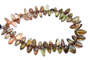 ลูกปัดพลอยเทียมจากแร่ธรรมชาติอันดาลูไซต์7X4MM 12X5MM Approx.7นิ้วสำหรับการทำเครื่องประดับ - Product Image 2