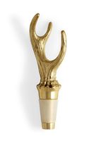 Bouchon de bouteille de vin en tungstène haute densité sculpté et durable personnalisable Design de Noël offrant un poids distinctif