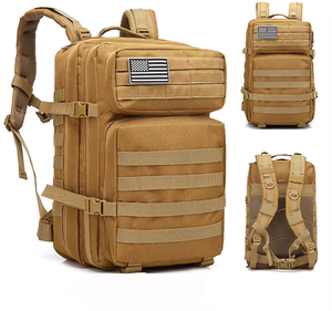 Mochila Táctica Personalizada de 45L, Lista para OEM y ODM, Impermeable, Antirrobo, Unisex, de Poliéster Oxford, para Campamento y Senderismo - Product Image 5