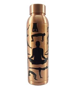 Amazing Yoga Printed <b>Bottle</b> Kitchen Accessories Customized Unique <b>Copper</b> <b>Water</b> <b>Bottle</b> H2O <b>Bottle</b> Best Quality - Product Image 1