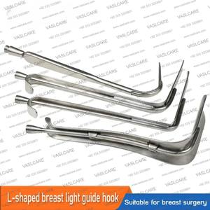 Retractor de Senos con Luz de Fibra Óptica, Manual, de Acero Inoxidable Alemán, Instrumentos de Cirugía Plástica, Certificado CE, Garantía de 3 Años - Product Image 5