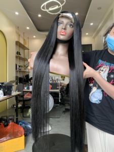 Extensiones de Cabello Humano Vietnamita de Múltiples Donantes con Nudos Decolorados, Calidad Natural, Color Pre-Pluck - Product Image 1
