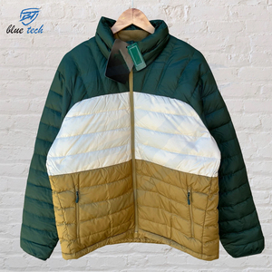 2025 Polyester Winter Custom Stand Collar High Quality Unisex Zip-Up Puffer <b>Jacket</b> with Waterproof Windproof Hooded Front Logo - Product Image 1