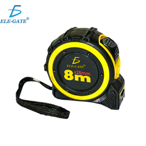 Misuratore a nastro magnetico bifacciale da 8M con lama in acciaio inossidabile e gancio True Zero, sistema di misurazione metrico e imperiale - Product Image 1