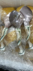 Cuillère élégante pour caviar, cuillère en nacre faite à la main pour les repas haut de gamme, cuillère en nacre de 99 GD - Product Image 6