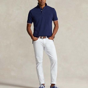 Venta al por mayor 100% algodón hombres de manga larga para Polo camisetas logotipo impreso personalizado bordado colores sólidos hombres baratos para Polo camisas - Product Image 4