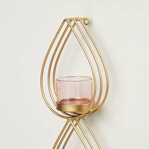 Nouveau design de bougeoir élégant pour hôtel et maison, accessoire de décoration d'intérieur, vente en gros de bougeoirs en métal et en fer - Product Image 6