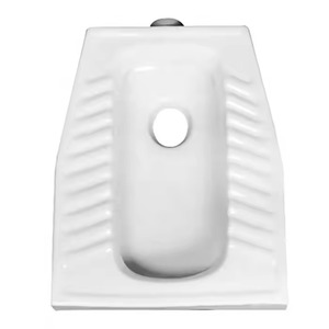 Vistaar Articles sanitaires en céramique aspect brandy de qualité supérieure-Casserole accroupie pour placard à eau de l'Est blanc, tarif abordable avec OEM - Product Image 5