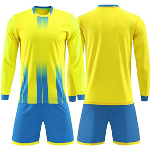 Ensemble de maillots de football personnalisés pour hommes, chemises de football à manches courtes avec impression par sublimation, logo de service OEM pour l'uniforme de l'équipe - Product Image 1