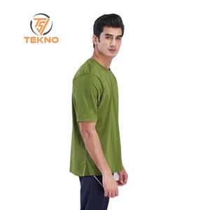 Camiseta extragrande de algodón 100% de lujo para hombre de calidad superior 220gsm peso pesado logotipo personalizado cuello redondo estampado alta calidad en blanco largo - Product Image 1